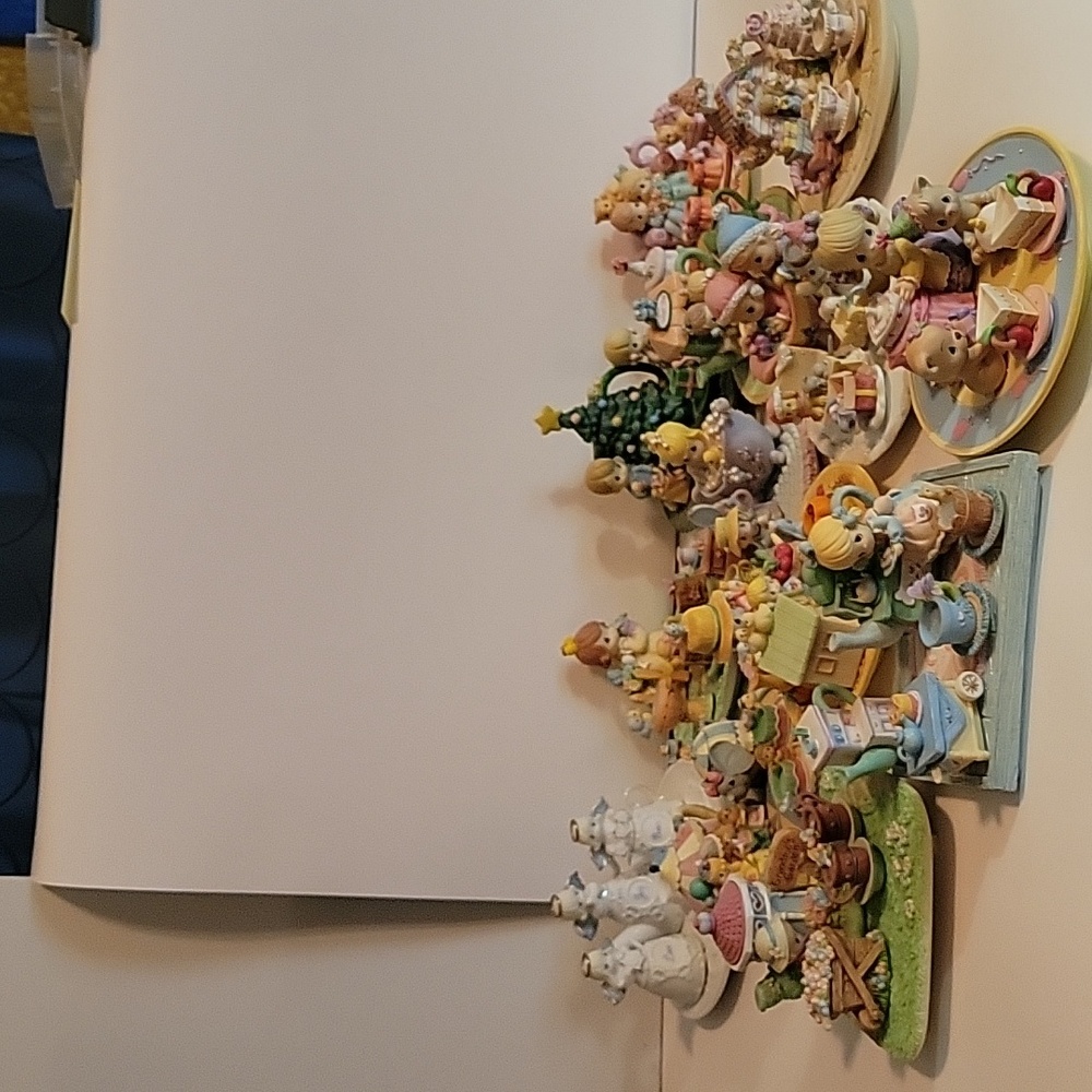 Precious Moments miniature tea sets